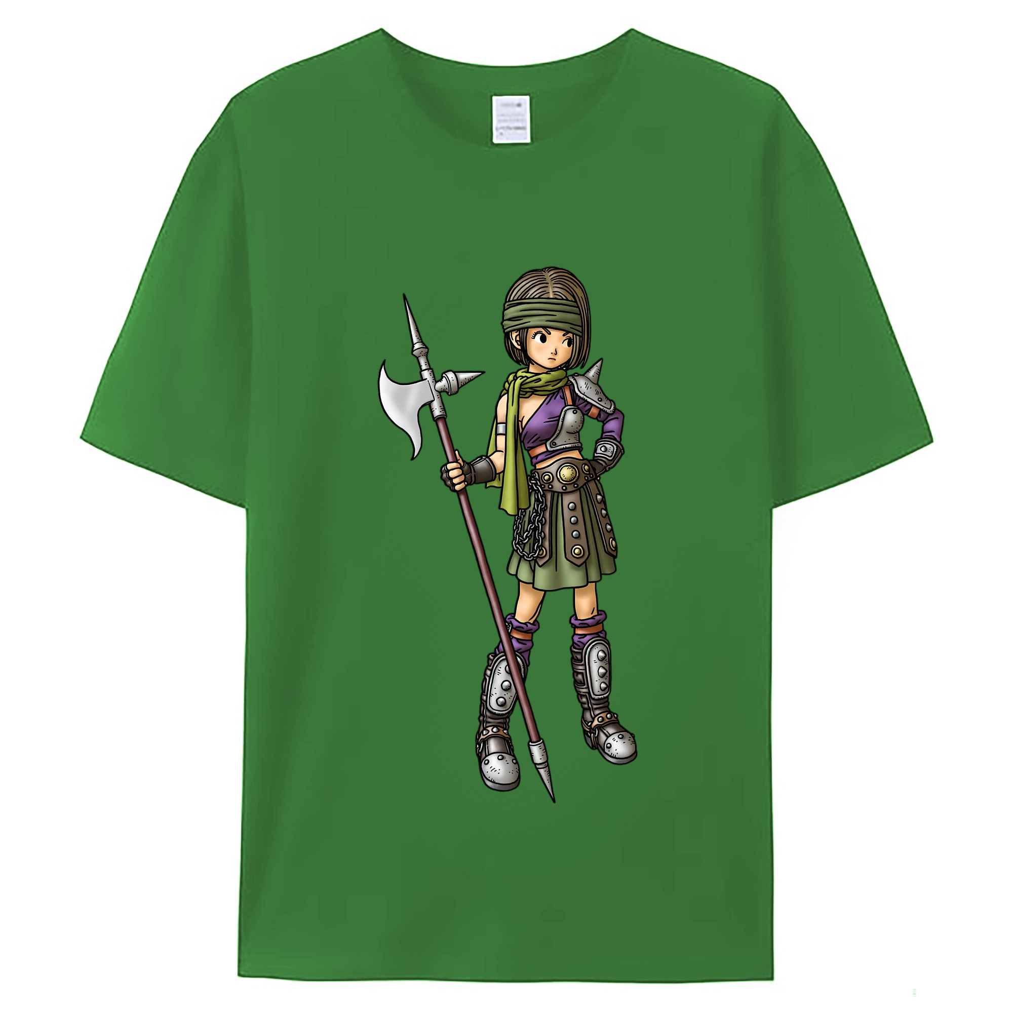 （画像用） ドラゴンクエスト Doragon Kuesuto Dragon Quest レディースカジュアルプリントTシャツ（綿100％）